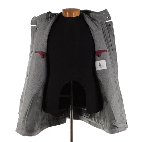 Cardinal of Canada NWT Wool Blend Duffle Coat Size L (42-44) US McBride In Gray